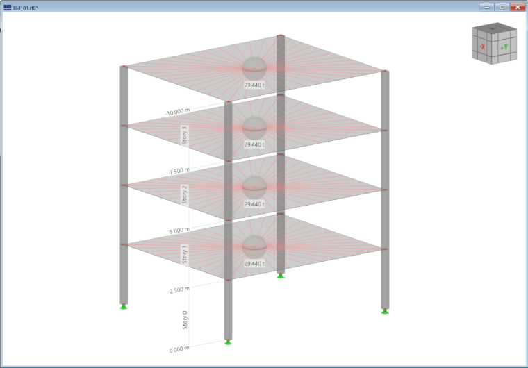 Sztywne membrany połączone z środkiem ciężkości