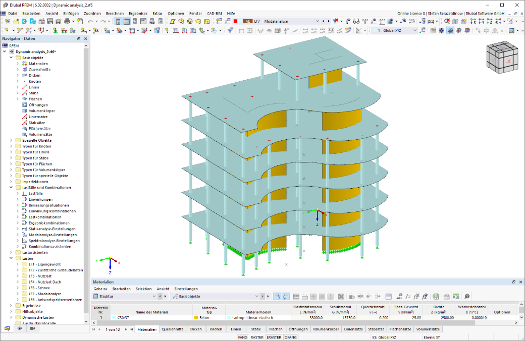 System analizy modalnej
