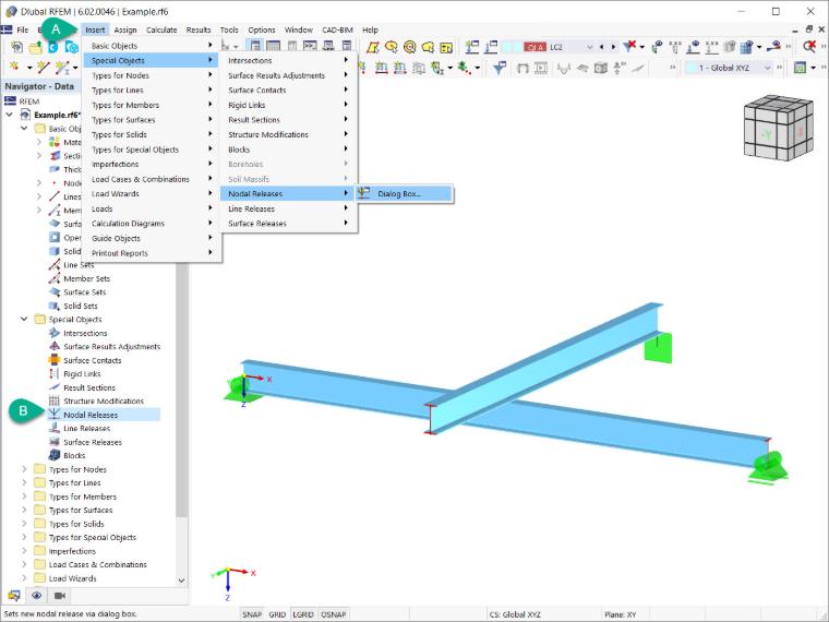 Zwolnienia węzłowe w RFEM 6