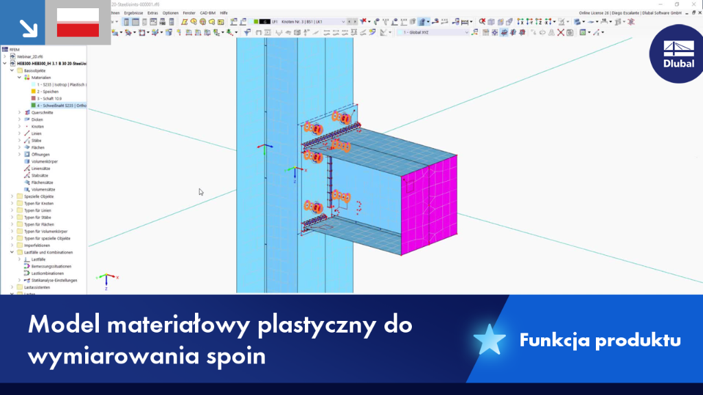 Model symulacyjne do projektowania spoin z materiałami o właściwościach plastycznych