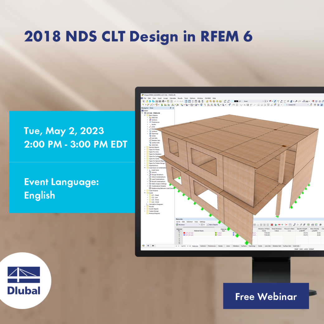 2018 NDS CLT Wymiarowanie w RFEM 6