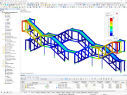 Odkształcenie konstrukcji drewnianej w RFEM
