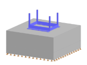 Model 004597 | Kotwa do filigranowych słupów