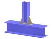 Model 005258 | Kratownica połączenia typu T | Pionowa do połączenia pasa za pomocą blachy węzłowej
