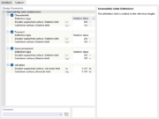 Zakładka 'Powierzchnie' dla konfiguracji stanu granicznego użytkowalności zgodnie z EN 1993