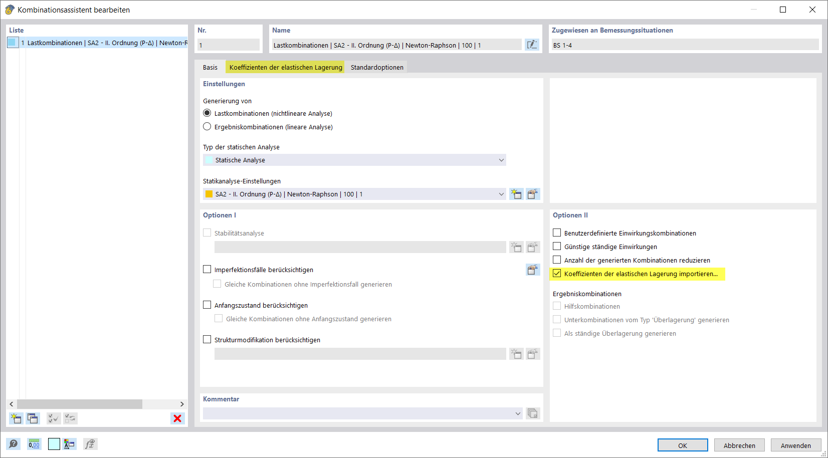 Współczynniki sprężystego podparcia z kombinacji obciążeń quasi-stałych w projektowaniu budowlanym