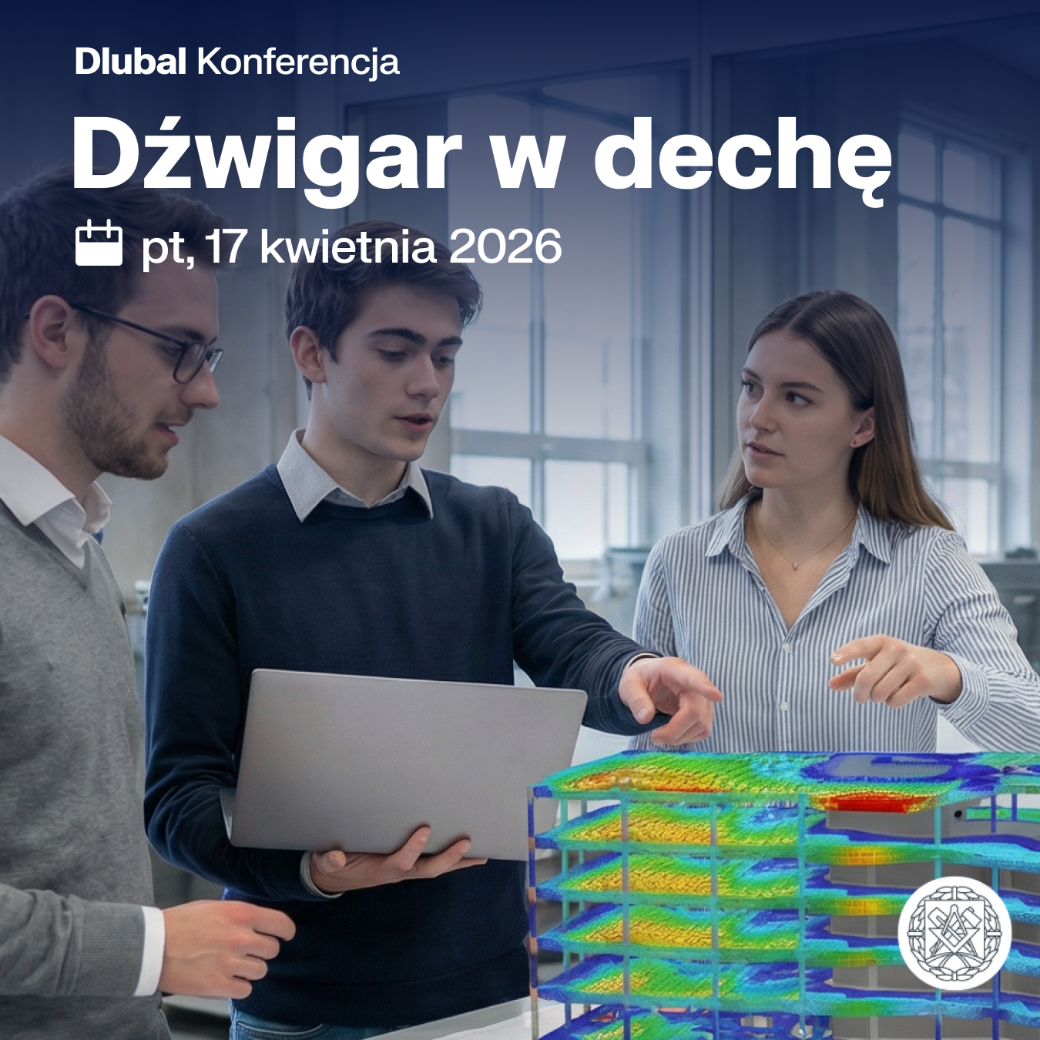 Konstrukcja dźwigara drewnianego z widocznymi złączami oraz rozkładem sił. Szczegółowe dane modelu.