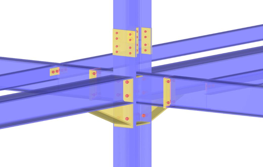 Dimensionamento de ligações de aço rígidas e articuladas no RFEM e no RSTAB