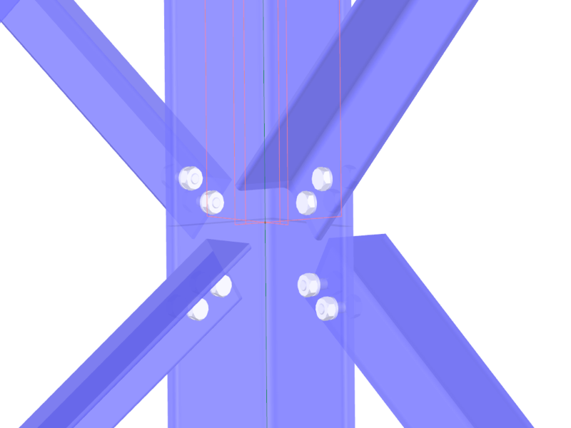 Módulo adicional RF-/JOINTS Steel - Tower para o RFEM/RSTAB | Ligações articuladas de torres trianguladas segundo EC 3