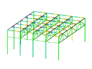 Módulo adicional RF-/STEEL SIA do RFEM/RSTAB | Dimensionamento de barras de aço segundo SIA 263