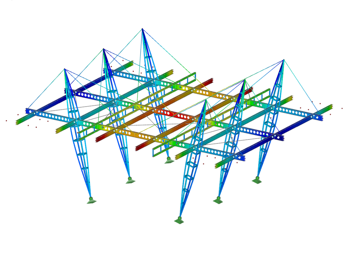 Módulo adicional RF-/STEEL IS para o RFEM/RSTAB | Dimensionamento de barras de aço segundo IS 800