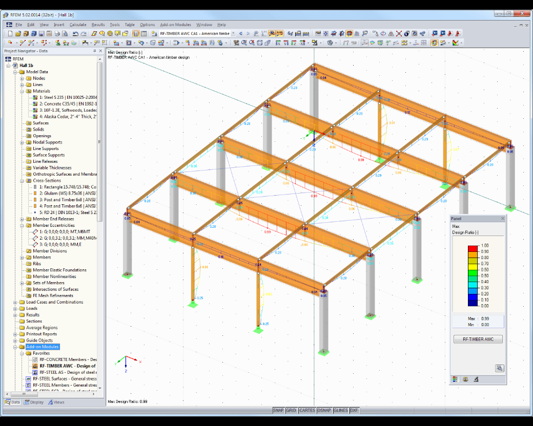 3D rendering with design ratio