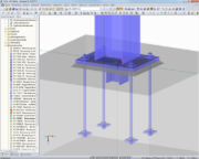 Visualisierung des Fußpunktes in RFEM