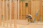 Construção em painéis de madeira