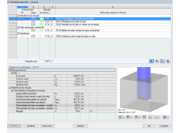 Janela 3.1 Dimensionamento - resumo incluindo detalhes de profundidade do encaixe necessária