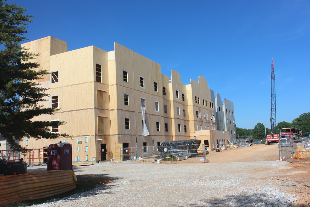 Hotel durante a fase de construção (© Lendlease)