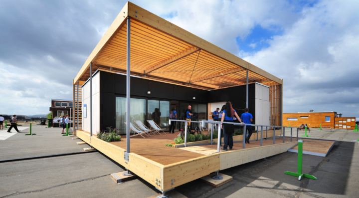 AIR House no local da exposição em Irvine, na Califórnia (© ČVUT)
