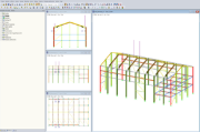 Diferentes cargas da ponte rolante no RFEM (© Albyr)
