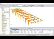 Modelo RFEM da estrutura de madeira (© BET Moselle Bois)