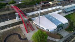Edifício de estação de comboios