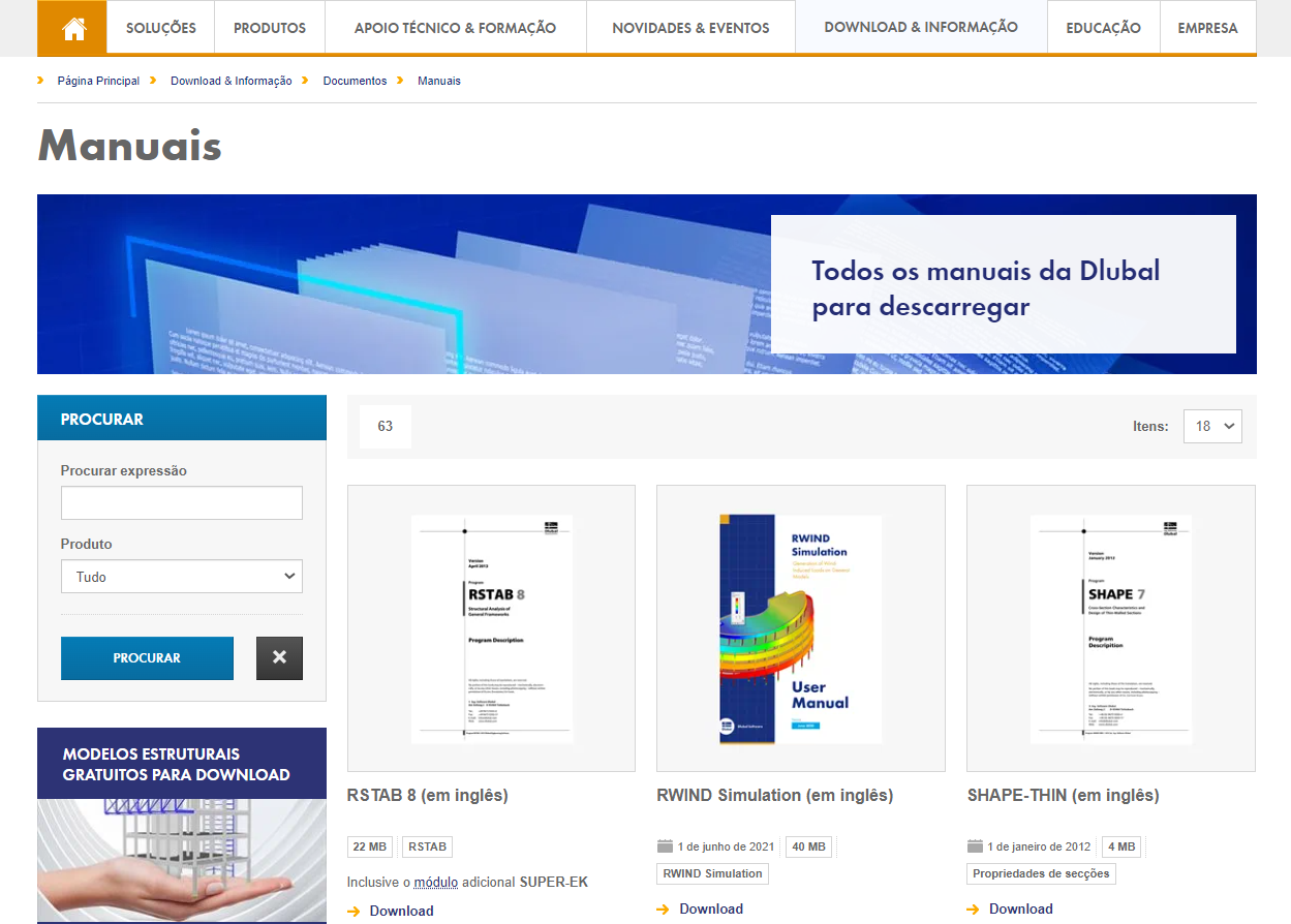 Manuais em PDF