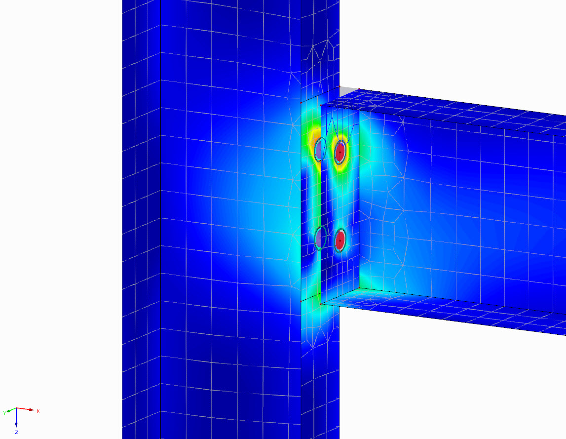 Modelação de ligações de aço no RFEM