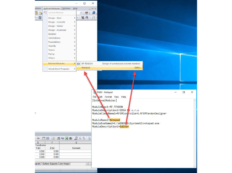 Integração de software próprio no RFEM 5