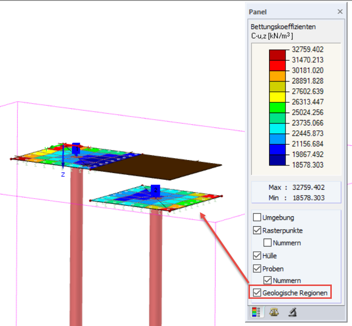 Resultado - regiões geológicas adicionais