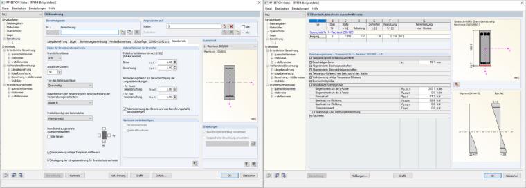 Opção para considerar a expansão térmica e a imperfeição do arco inicial