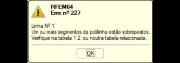 Mensagem de erro Um ou mais segmentos da polilinha estão sobrepostos