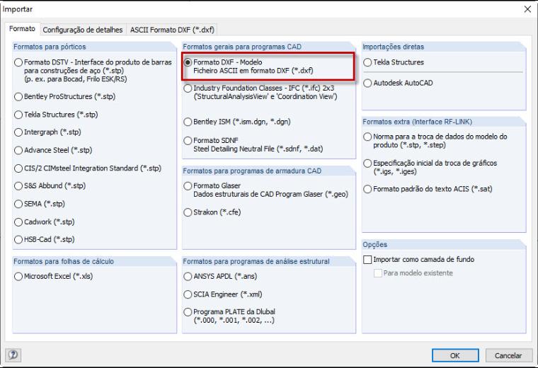 Importar DXF