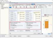 RF-/TIMBER Pro com a caixa de diálogo para importar os comprimentos efetivos determinados