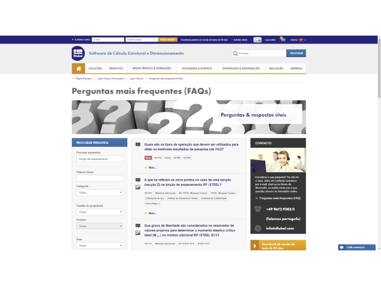 "torção de empenamento" – esta operação procura todas as FAQ que contêm a expressão exata "torção de empenamento".