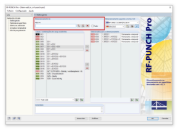 Janela 1.1 do RF-PUNCH Pro com a seleção dos nós para a verificação