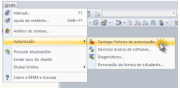 Caminho para carregar o ficheiro AUTHOR.INI