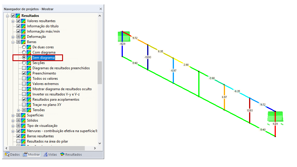 Mostrar "Sem diagrama"