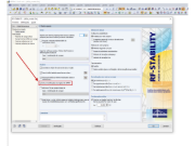 ativar modificações de rigidez do RFEM