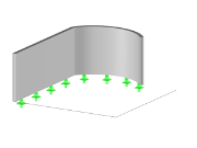 Superfície criada a partir da linha