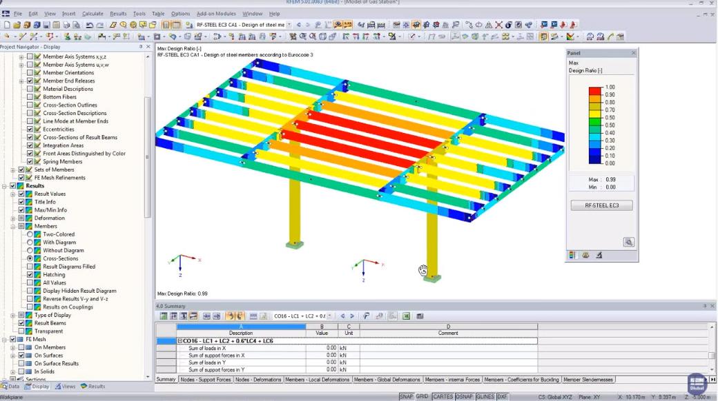 Cálculo de estruturas de aço com o RFEM 5