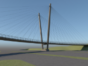 GT 000444 | Ponte suspensa curvada: reconstrução da ponte da ciclovia na Ständlerstraße em Munique – A8.