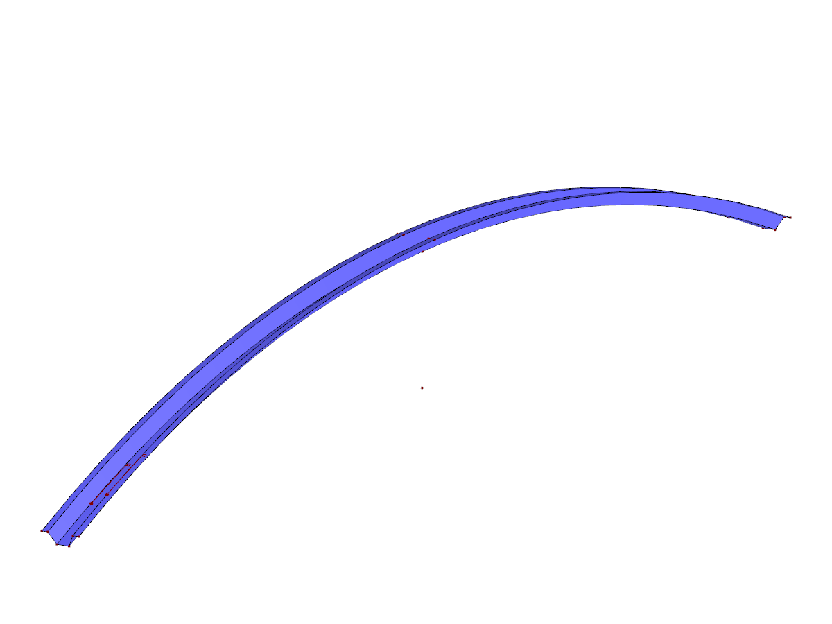 Arco de secção trapezoidal