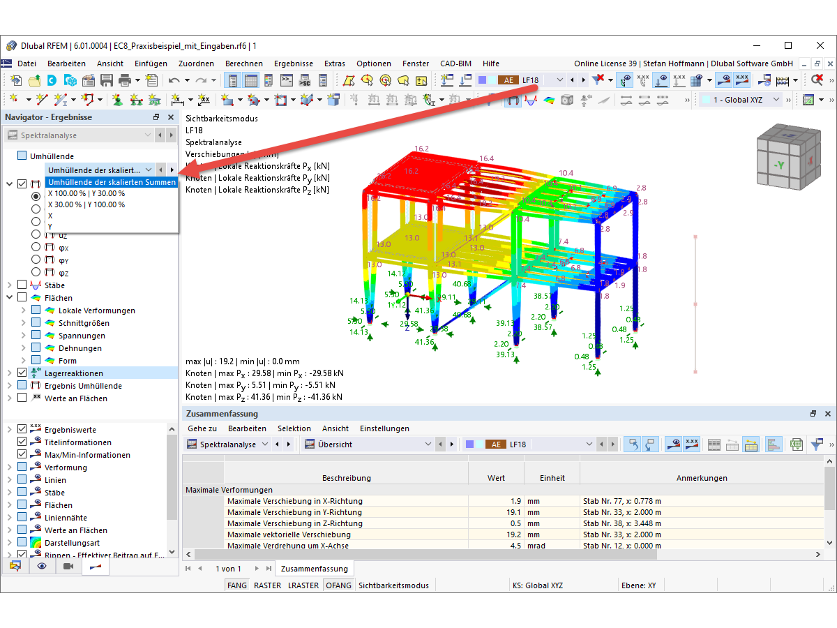 FAQ 005116 | Como é que posso realizar uma análise sísmica no RFEM 6 e no RSTAB 9?