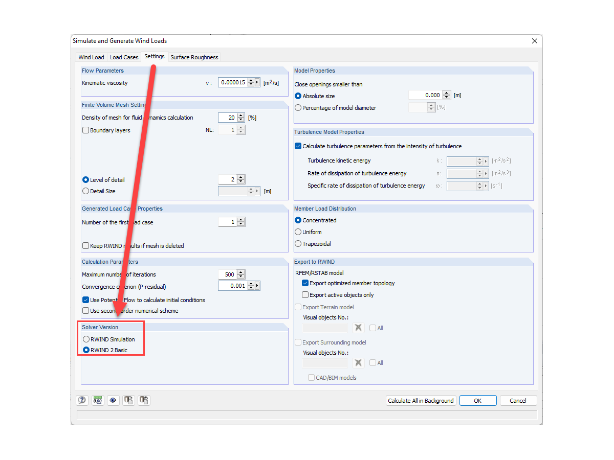 FAQ 005129 | Também posso utilizar o RWIND 2 com o RFEM 5/RSTAB 8?