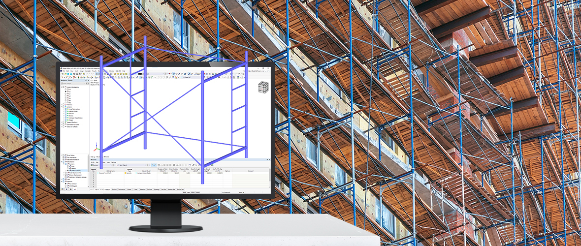 Software para o cálculo e dimensionamento de estruturas de andaimes e prateleiras