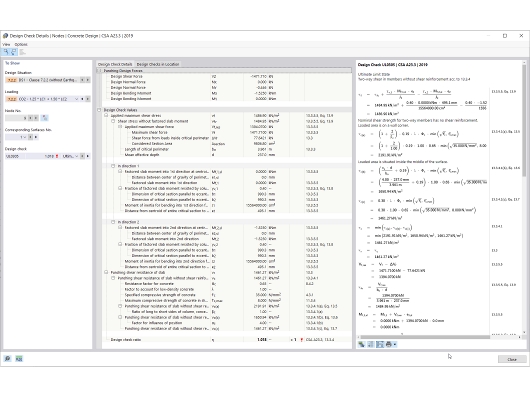 KB 001741 | Verificação de punçoamento no RFEM 6 segundo as normas ACI 318-19 e CSA A23.3-19