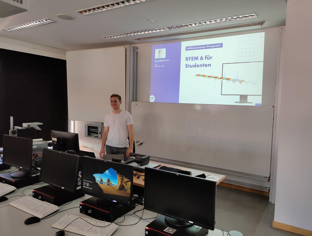 Daniel Dlubal no Instituto de Tecnologia de Deggendorf