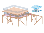 Superfície de transferência de carga para as barras