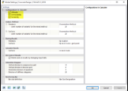 Configurações para dimensionamento de betão segundo a norma CSA A23.3