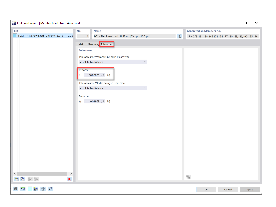 FAQ 005321 | Como aplicar carga em estruturas não coplanares no RFEM 6?