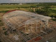 O projeto Velódromo em fase de construção (© Metalúrgica Vera S.L.R.)